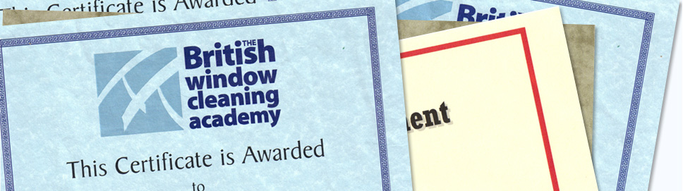 Accreditation Certificates.