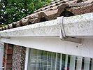 Before: Dirty guttering